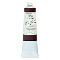 M. Graham Artists' Oil Color - Raw Umber, 5 oz tube