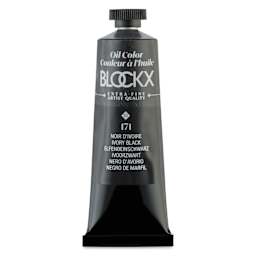 Blockx Artist Oil Color - Ivory Black, 35 ml tube