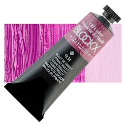 Blockx Artist Oil Color - Cobalt Violet, 35 ml Tube and swatch