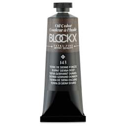 Blockx Artist Oil Color - Burnt Sienna Deep, 35 ml tube
