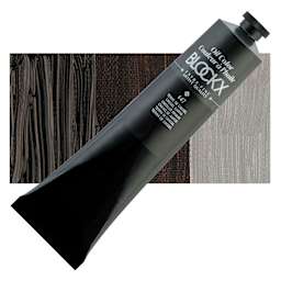 Blockx Artist Oil Color - Cassel Earth, 200 ml Tube and swatch
