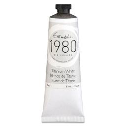 Gamblin 1980 Oils - Titanium White, 37 ml tube