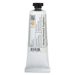Back of Gamblin 1980 Oils - Fast Dry Titanium White, 37 ml tube