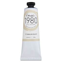 Gamblin 1980 Oils - Titanium Buff, 37 ml tube
