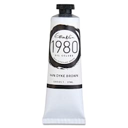 Gamblin 1980 Oils - Van Dyke Brown, 37 ml tube