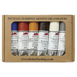 Michael Harding Artists Oil Color - Set of 6, Contemporary Portrait, 40 ml Tubes front of package