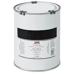 Michael Harding Artists Oil Color - Vine Black, 1 Liter