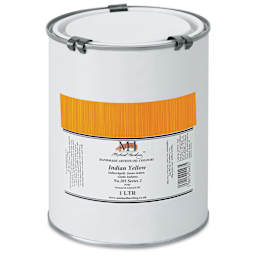 Michael Harding Artists Oil Color - Indian Yellow, 1 Liter