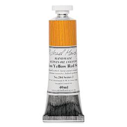 Michael Harding Artists Oil Color - Indian Yellow Red Shade, 40 ml tube
