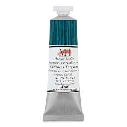 Michael Harding Artists Oil Color - Caribbean Turquoise, 40 ml tube