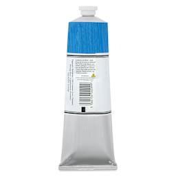 Michael Harding Artists Oil Color - Blue Verditer, back of 225 ml tube
