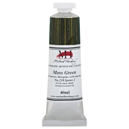 Michael Harding Artists Oil Color - Moss Green, 40 ml tube