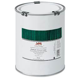 Michael Harding Artists Oil Color - Phthalo Green Lake, 1 Liter