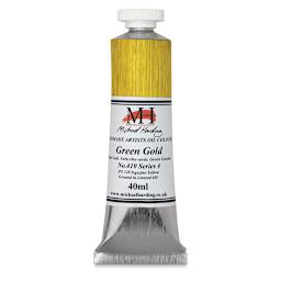 Michael Harding Artists Oil Color – Green Gold, 40 ml tube