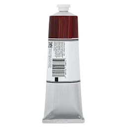 Michael Harding Artists Oil Color - Permanent Brown, back of 225 ml tube