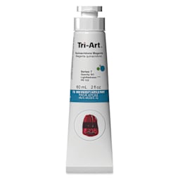 Tri-Art High Viscosity Artist Acrylic - Quinacridone Magenta, 60 ml tube