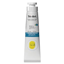 Tri-Art High Viscosity Artist Acrylic - Arylide Yellow Light, 60 ml tube