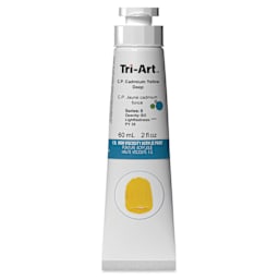 Tri-Art High Viscosity Artist Acrylic - C.P. Cadmium Yellow Deep, 60 ml tube