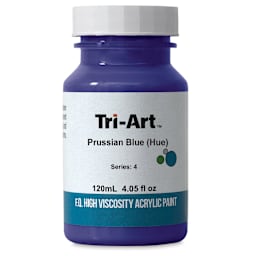 Tri-Art High Viscosity Artist Acrylic - Prussian Blue Hue, 120 ml jar