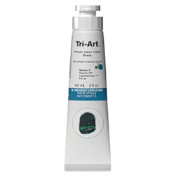 Tri-Art High Viscosity Artist Acrylic - Phthalo Green Yellow Shade, 60 ml tube