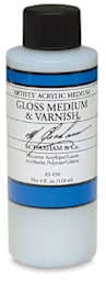 M. Graham Polymer Mediums - Front of Gloss Medium bottle
