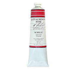 M. Graham Artists' Acrylics - Quinacridone Rose, 5 oz Tube