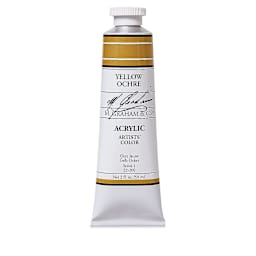 M. Graham Artists' Acrylics - Yellow Ochre, 2 oz tube