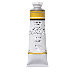 M. Graham Artists' Acrylics - Indian Yellow, 59 ml tube