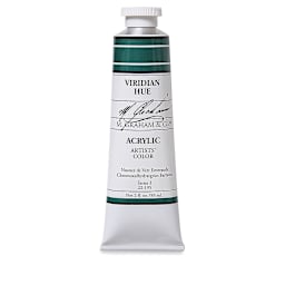 M. Graham Artists' Acrylics - Viridian, 2 oz tube