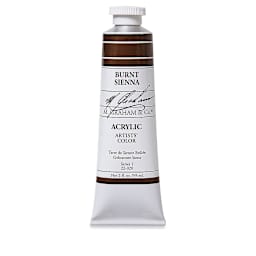 M. Graham Artists' Acrylics - Burnt Sienna, 2 oz tube
