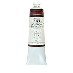 M. Graham Artists' Acrylics - Burnt Umber, 5 oz Tube