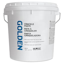 Golden Crackle Paste - 128 oz jar