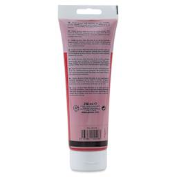 Pebeo High Viscosity Acrylics - Naphthol Carmine, back of 250 ml Tube