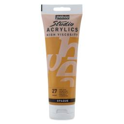 Pebeo High Viscosity Acrylics - Yellow Ochre, 250 ml Tube