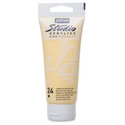 Pebeo High Viscosity Acrylics - Naples Yellow Hue, 100 ml tube