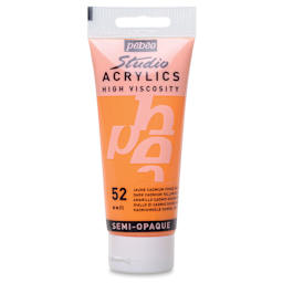 Pebeo High Viscosity Acrylics - Dark Cadmium Yellow Hue, 100 ml tube