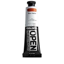 Golden Open Acrylics - Mars Yellow, 2 oz Tube