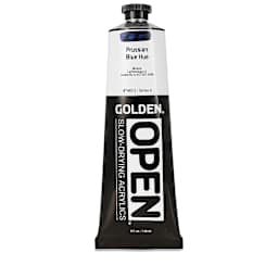 Golden Open Acrylics - Prussian Blue Hue, 5 oz Tube