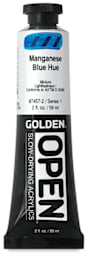 Golden Open Acrylics - Manganese Blue Hue 2oz Tube
