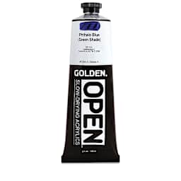 Golden Open Acrylic - Phthalo Blue (Green Shade), 5 oz Tube