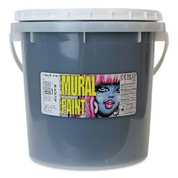 Chroma Acrylic Mural Paint - Blacktop Black, 128 oz