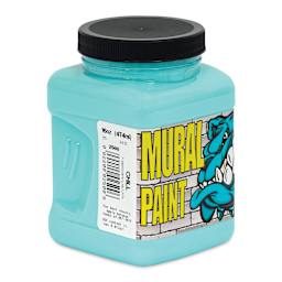 Chroma Acrylic Mural Paint - Chill, 16 oz Jar side view