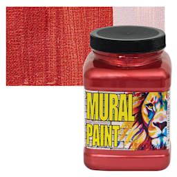 Chroma Acrylic Mural Paint - Backstage Pass, 16 oz Jar and swatch