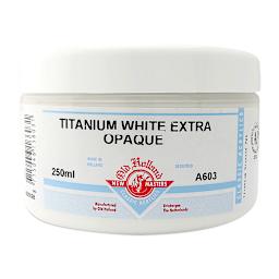 Old Holland New Masters Classic Acrylics - Titanium White Extra Opaque, 250 ml jar