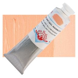 Old Holland New Masters Classic Acrylic Paint - Brilliant Yellow Reddish and swatch