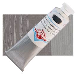 Old Holland New Masters Classic Acrylic Paint - Old Holland Neutral Gray and swatch