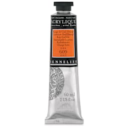 Sennelier Extra-Fine Artist Acryliques - Cadmium Red Orange, 60 ml tube