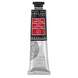 Sennelier Extra-Fine Artist Acryliques - Cadmium Red Purple, 60 ml tube