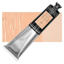 Sennelier Extra-Fine Artist Acrylique - Naples Yellow Warm, 200 ml tube and swatch