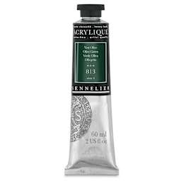 Sennelier Extra-Fine Artist Acryliques - Olive Green, 60 ml tube